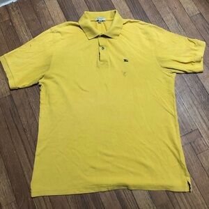 Burberry Yellow Polo Shirt